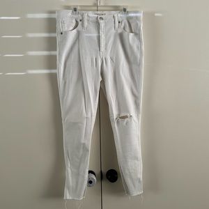 Madewell 10” high rise skinny jeans